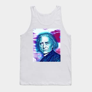 Franz Liszt Snowy Portrait | Franz Liszt Artwork 13 Tank Top